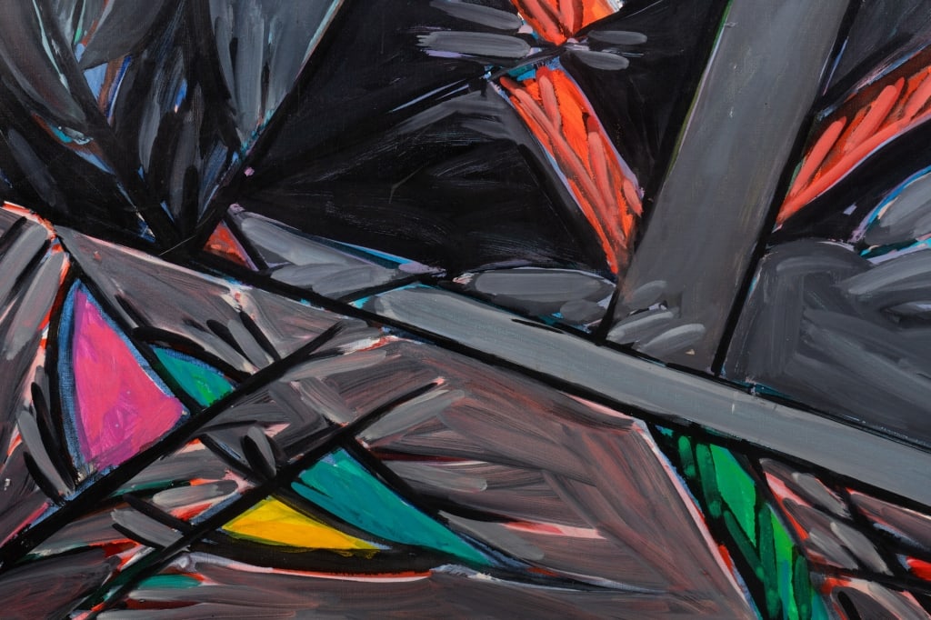 J. POLI GUILLOT, ABSTRACT LANDSCAPE PAINTING, 1987 - 5