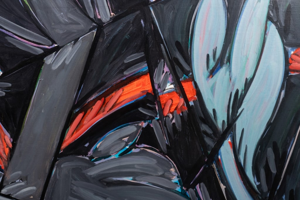 J. POLI GUILLOT, ABSTRACT LANDSCAPE PAINTING, 1987 - 6