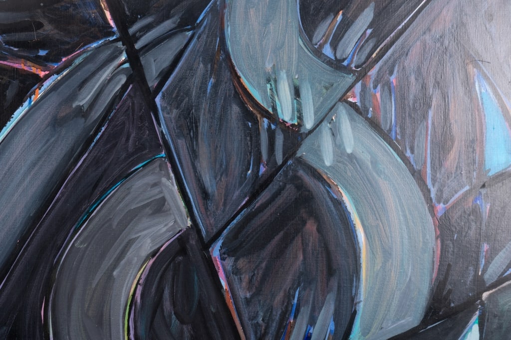 J. POLI GUILLOT, ABSTRACT LANDSCAPE PAINTING, 1987 - 7