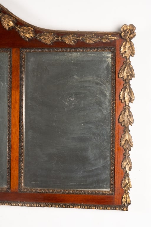 FEDERAL STYLE MAHOGANY & GILTWOOD MIRROR - 4