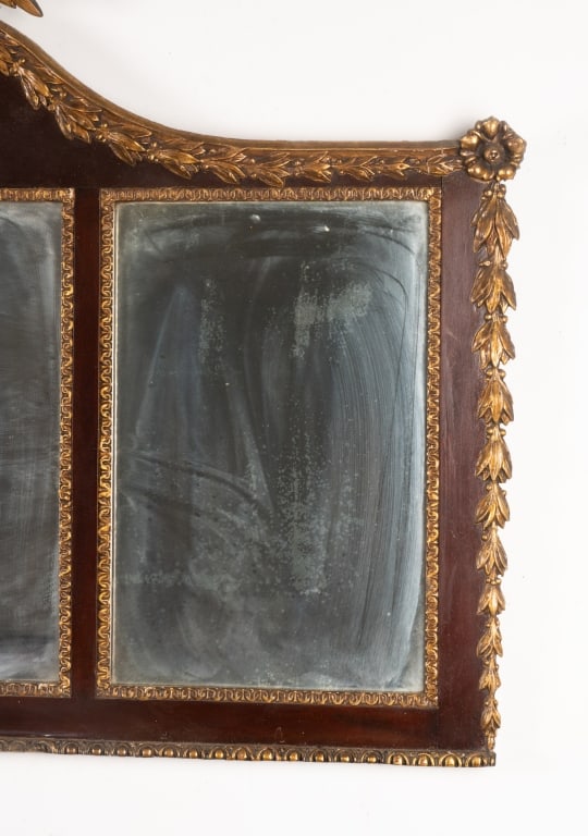 FEDERAL STYLE MAHOGANY & GILTWOOD MIRROR - 2