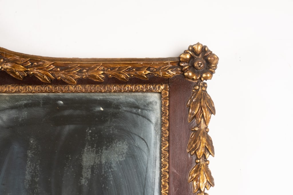 FEDERAL STYLE MAHOGANY & GILTWOOD MIRROR - 5