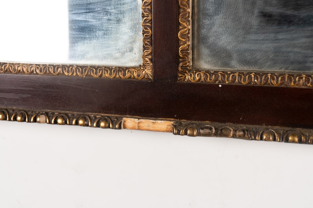FEDERAL STYLE MAHOGANY & GILTWOOD MIRROR - 6