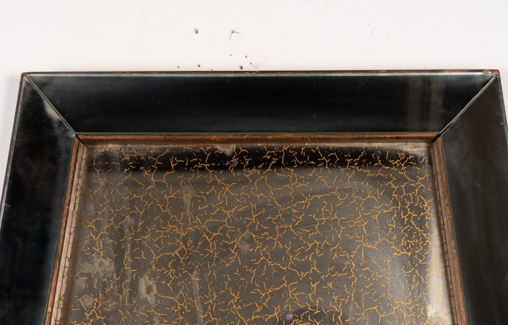 MCM MIRRORED WALL SHELF - 2