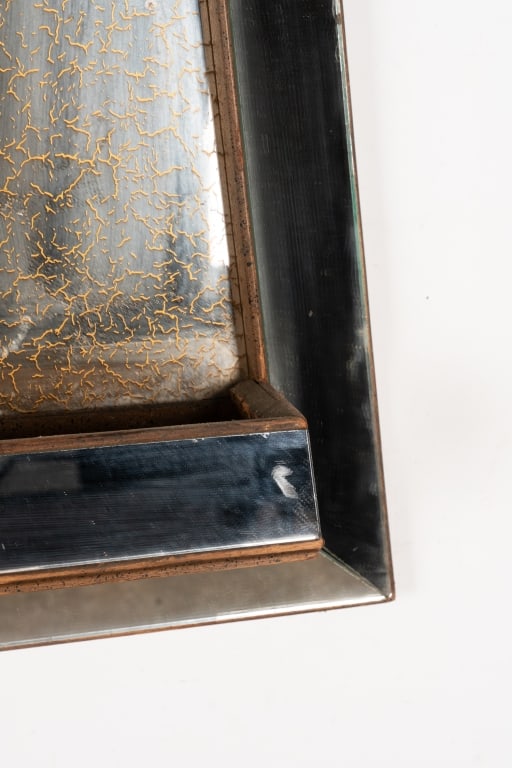 MCM MIRRORED WALL SHELF - 3