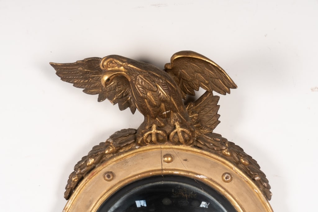 VINTAGE EAGLE CONVEX MIRROR - 2