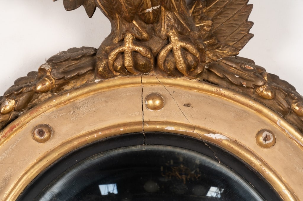 VINTAGE EAGLE CONVEX MIRROR - 4