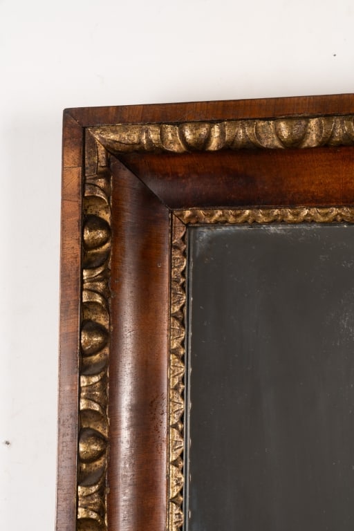 RECTANGULAR GILDED WALL MIRROR - 3