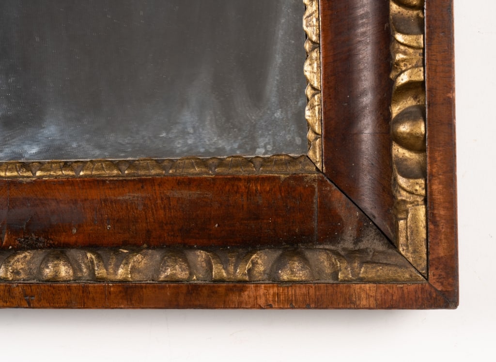RECTANGULAR GILDED WALL MIRROR - 4