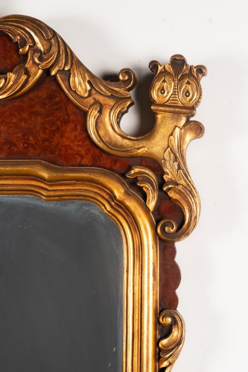 VINTAGE REGENCY LABARGE GILT-TIPPED MIRROR - 3