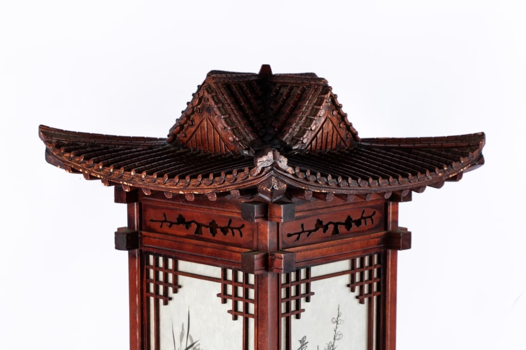CHINESE PAGODA FORM LANTERN TABLE LAMP - 5