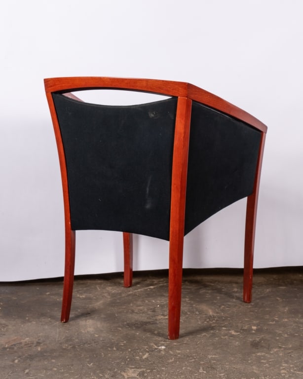 PAIR OF ART DECO STYLE ARMCHAIRS - 5