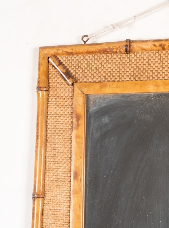 VINTAGE FAUX BAMBOO WALL MIRROR - 2
