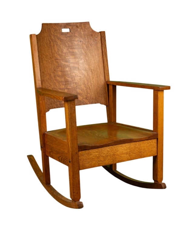 THE WISCONSIN CHAIR CO. ARTS & CRAFTS OAK ROCKING (1 of 7)