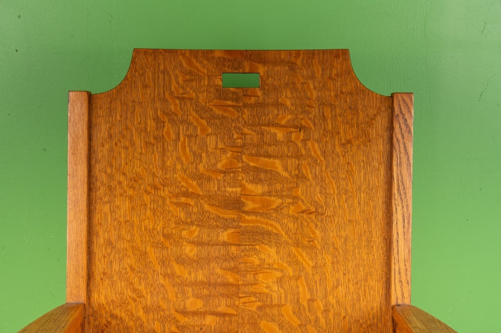 THE WISCONSIN CHAIR CO. ARTS & CRAFTS OAK ROCKING - 3