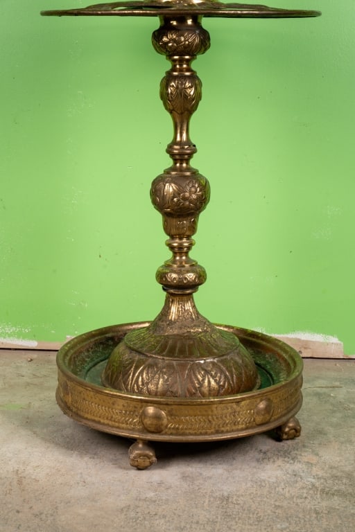 ANTIQUE BRASS UMBRELLA STAND - 3