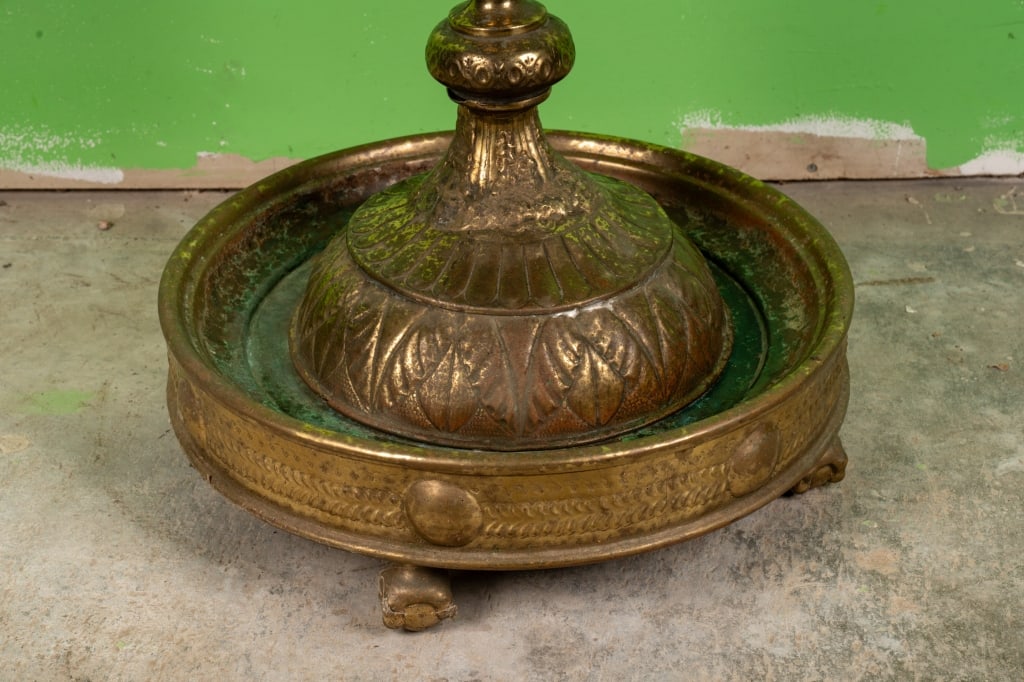 ANTIQUE BRASS UMBRELLA STAND - 4