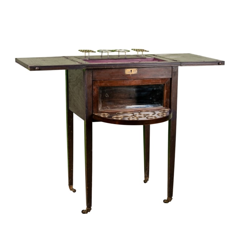 EARLY 20TH CENTURY AMERICAN BAR CABINET (1 of 8)
