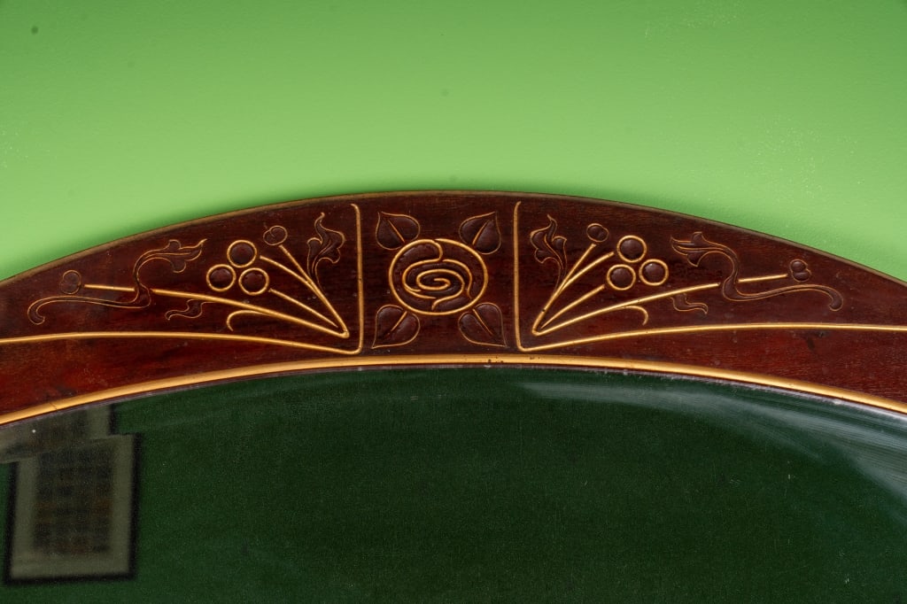 ART NOUVEAU STYLE CONSOLE TABLE WITH MIRROR - 2