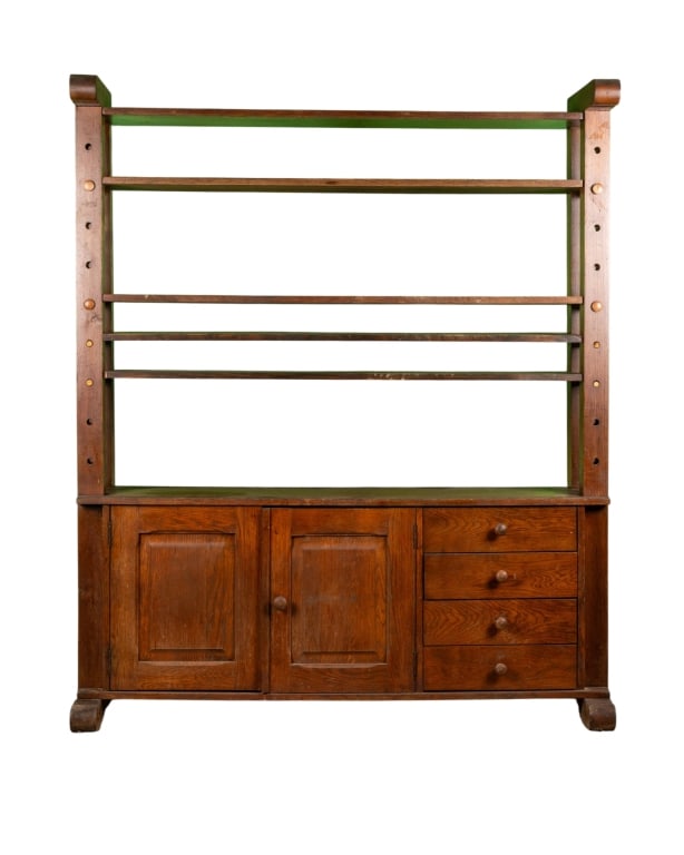 ARTS & CRAFTS OAK CUPBOARD (1 of 11)
