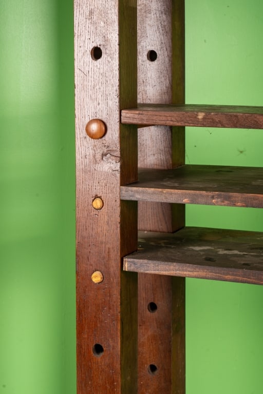 ARTS & CRAFTS OAK CUPBOARD - 5