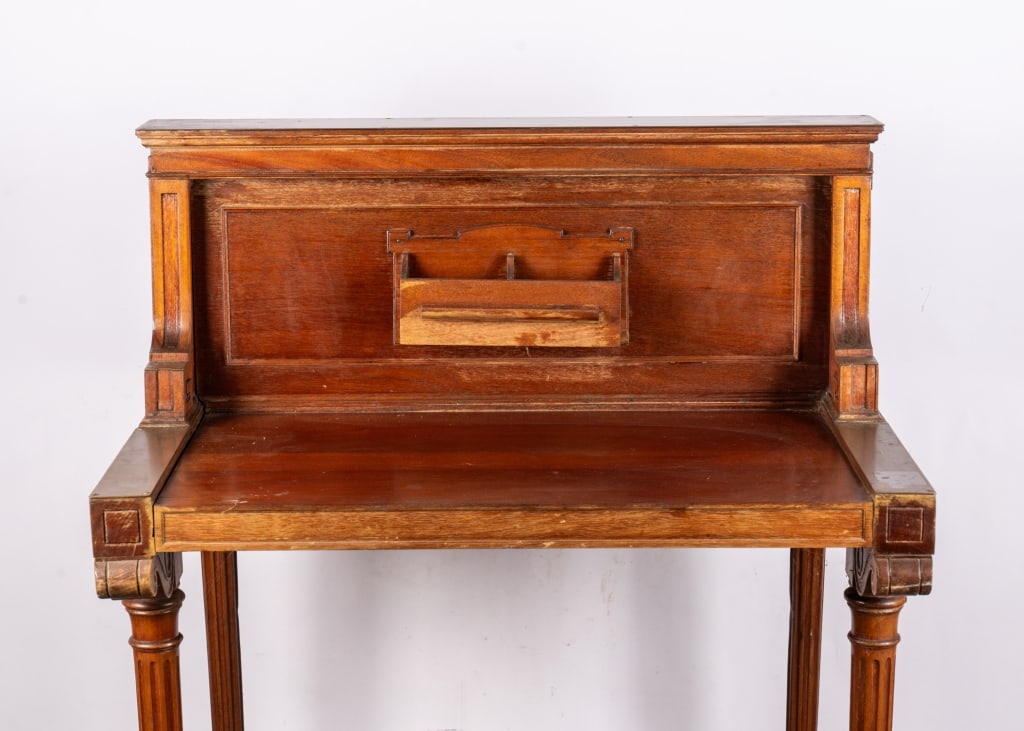 ENGLISH REGENCY STYLE BANK COUNTER - 3