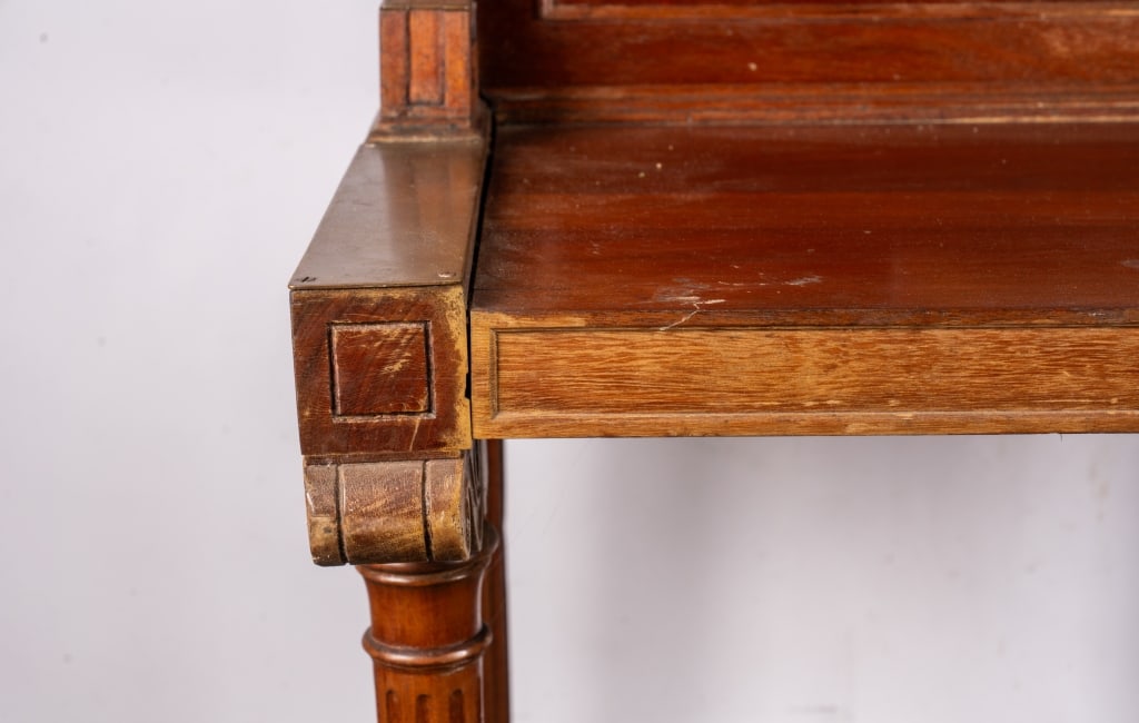ENGLISH REGENCY STYLE BANK COUNTER - 4