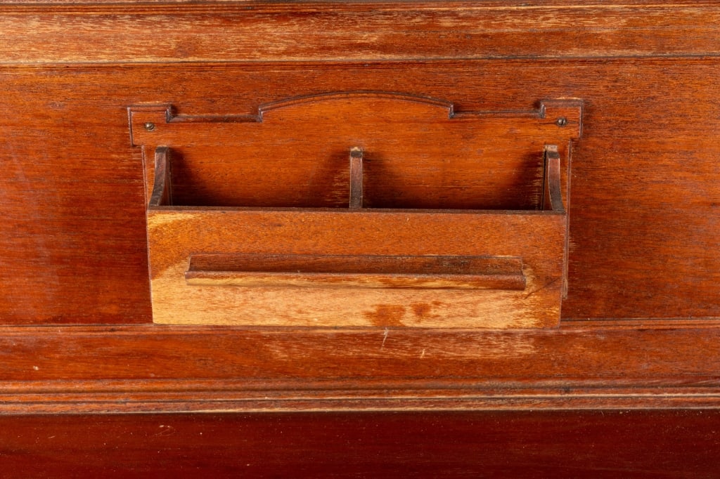 ENGLISH REGENCY STYLE BANK COUNTER - 6