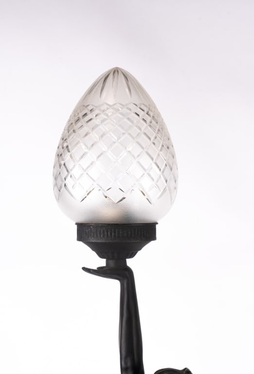 ART DECO STYLE RESIN FLOOR LAMP - 4