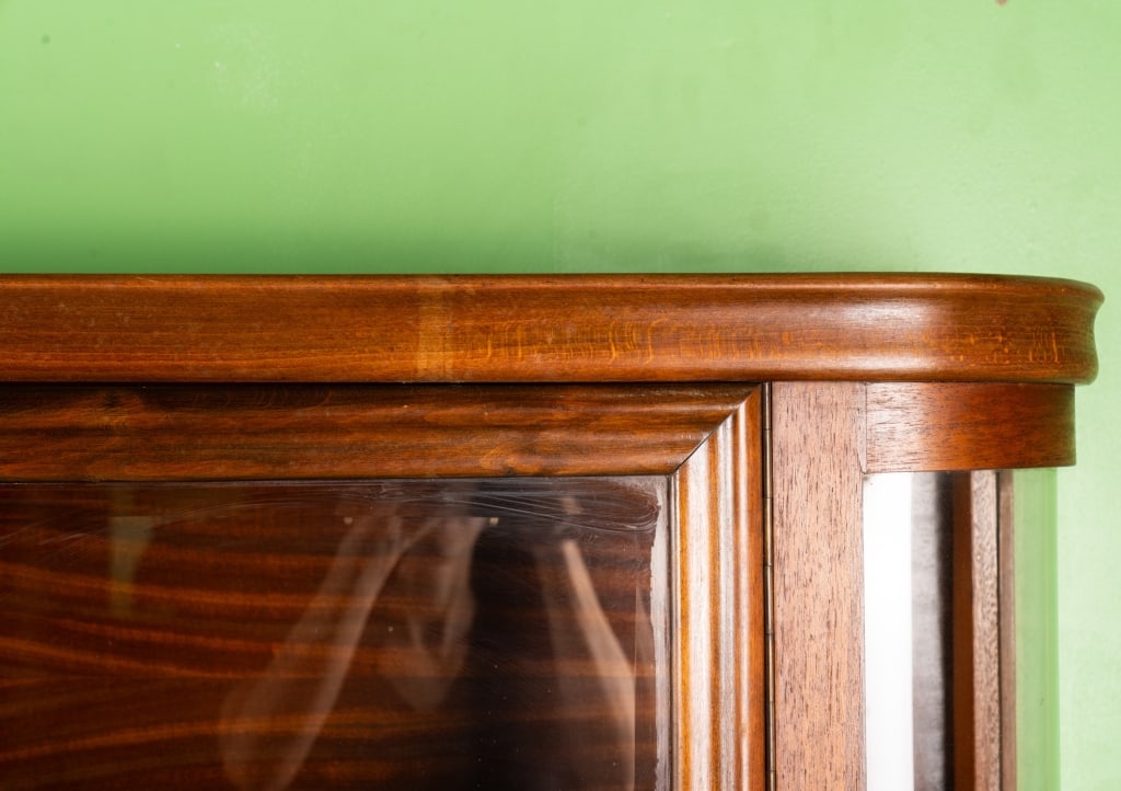GERMAN 1920S ART DECO BURL WALNUT BUFFET - 7