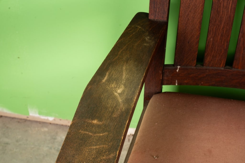 L & JG STICKLEY ARTS & CRAFTS ARMCHAIR - 5