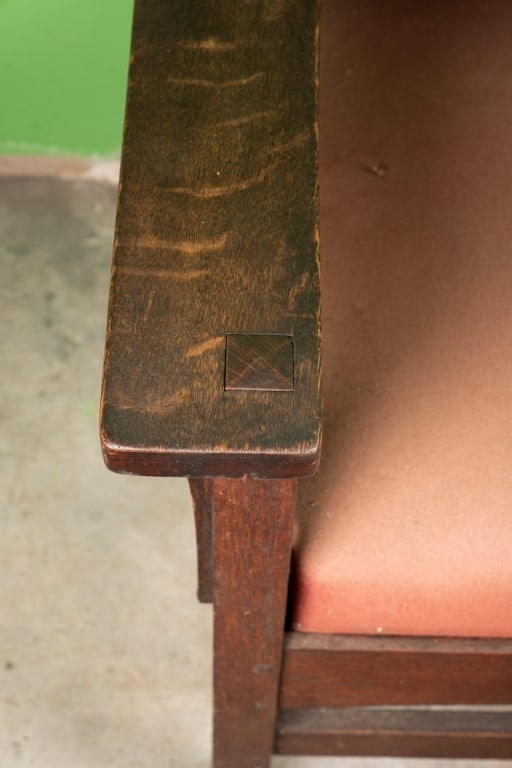 L & JG STICKLEY ARTS & CRAFTS ARMCHAIR - 6