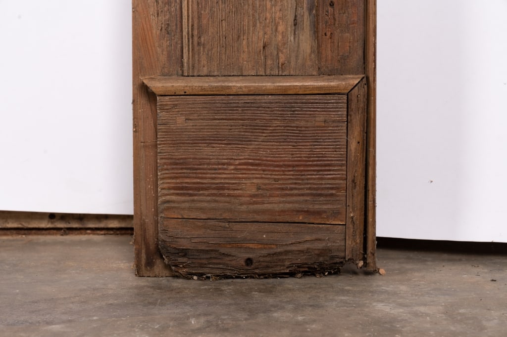 ARTS & CRAFTS HARD PINE FIREPLACE SURROUND - 5