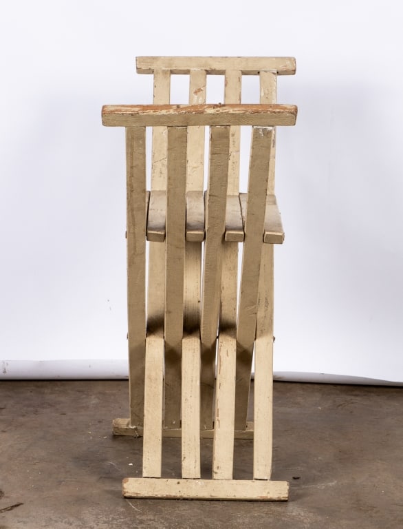 20TH CENTURY RUSTIC SAVONAROLA CHAIR - 6