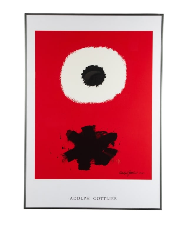 ADOLPH GOTTLIEB FRAMED LITHOGRAPH (1 of 7)