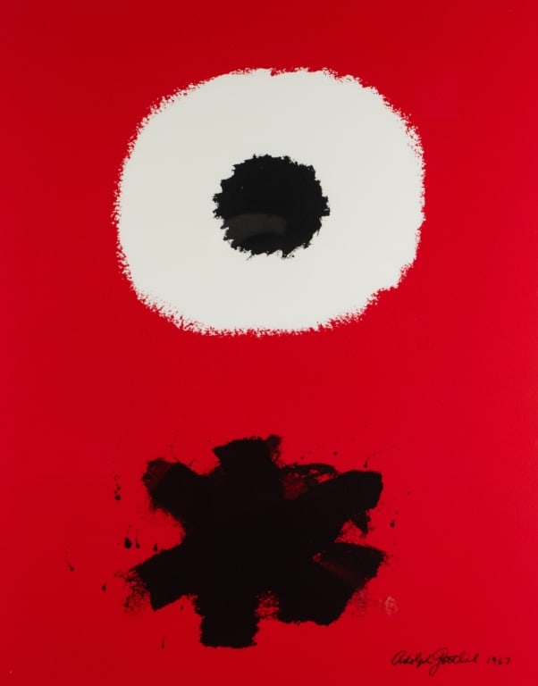 ADOLPH GOTTLIEB FRAMED LITHOGRAPH - 3