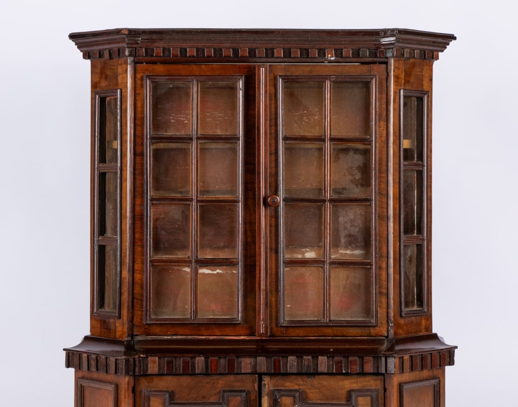 SALESMAN SAMPLE BREAKFRONT CABINET - 2
