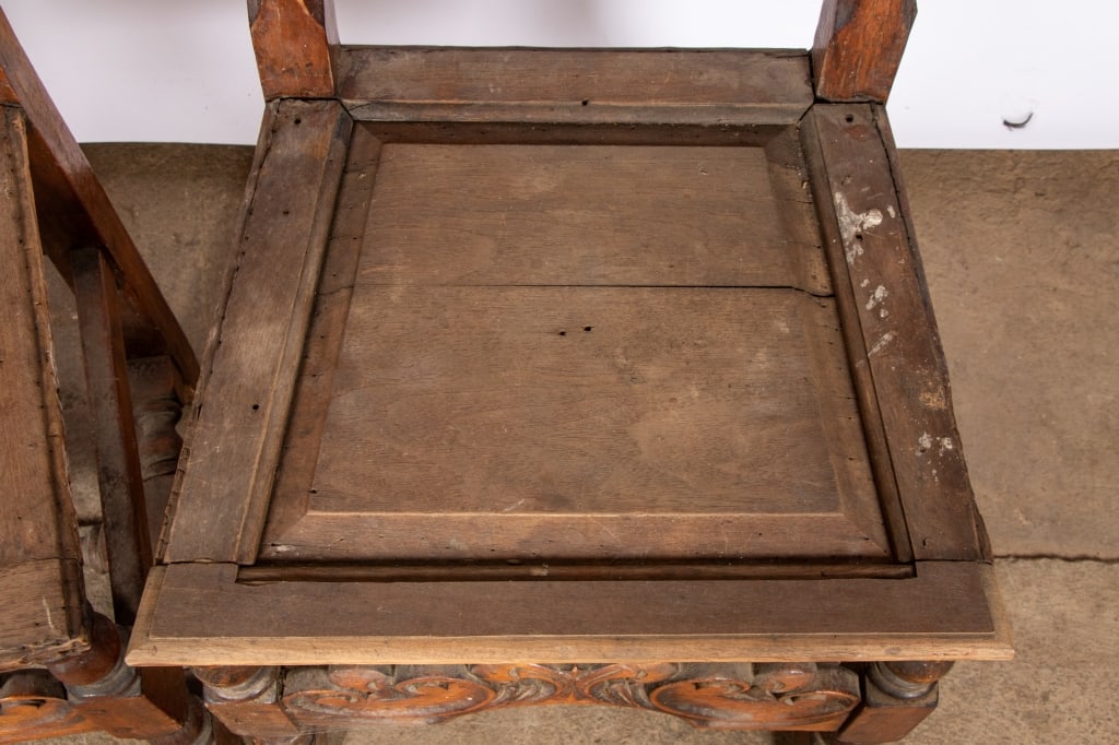 PAIR OF RENAISSANCE REVIVAL HIGH BACK CHAIRS - 4