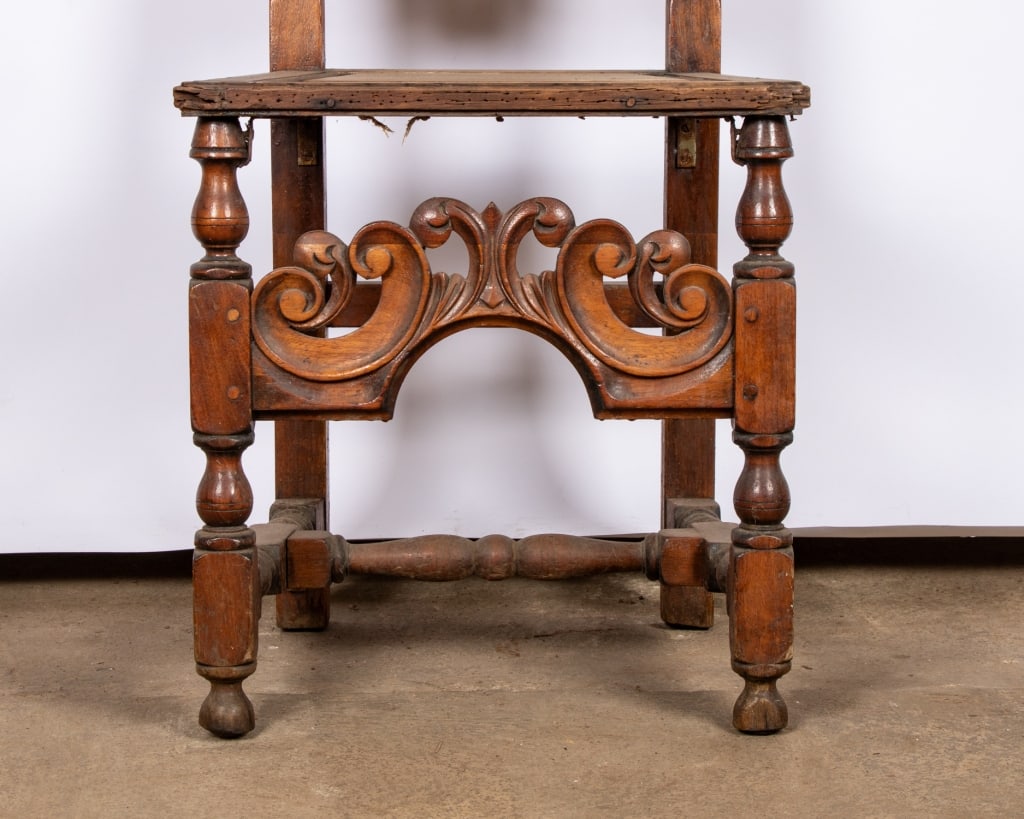PAIR OF RENAISSANCE REVIVAL HIGH BACK CHAIRS - 7