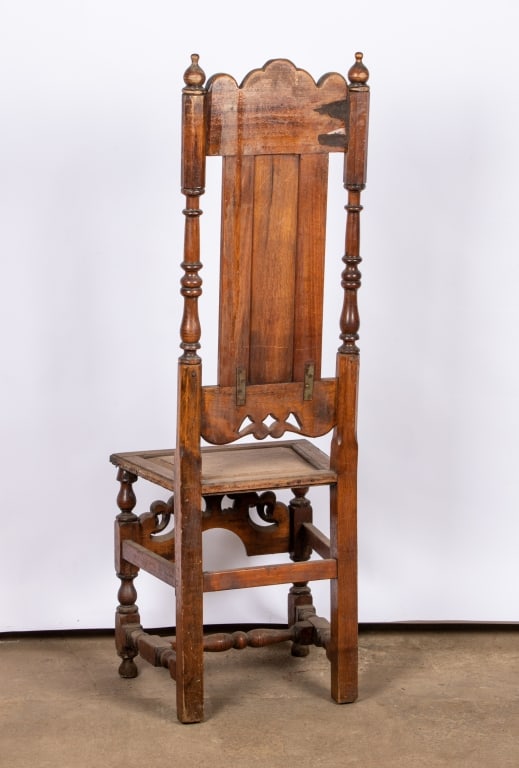 PAIR OF RENAISSANCE REVIVAL HIGH BACK CHAIRS - 8