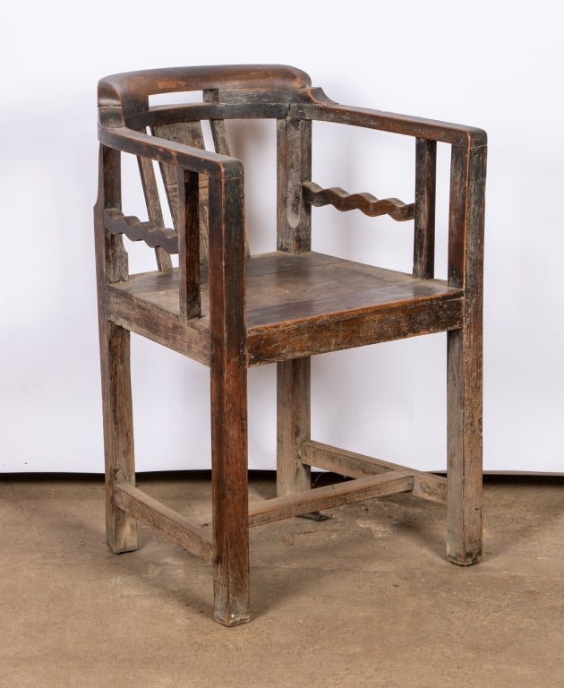 PAIR OF ARTS & CRAFTS ACCENT CHAIRS - 5