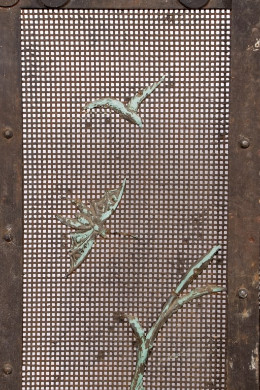 ART NOUVEAU STYLE FIRE SCREEN - 5