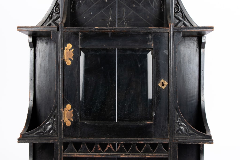 EASTLAKE STYLE WALL VITRINE CABINET - 3