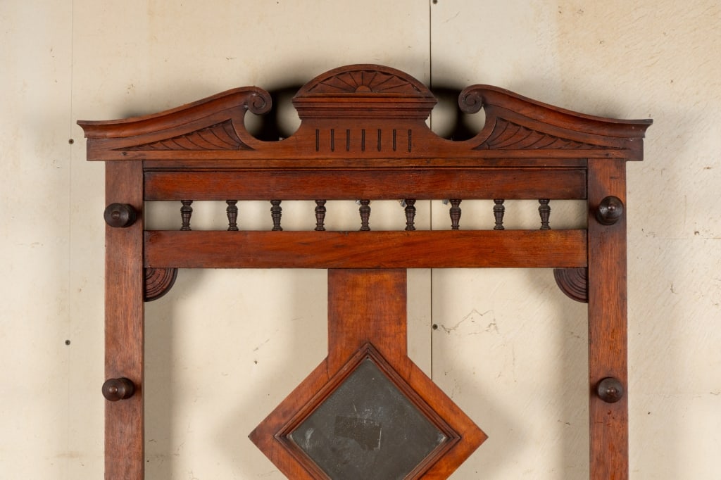 19TH CENTURY ENGLISH OAK HALL TREE - 2