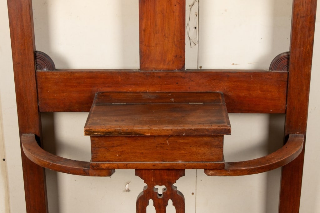 19TH CENTURY ENGLISH OAK HALL TREE - 4