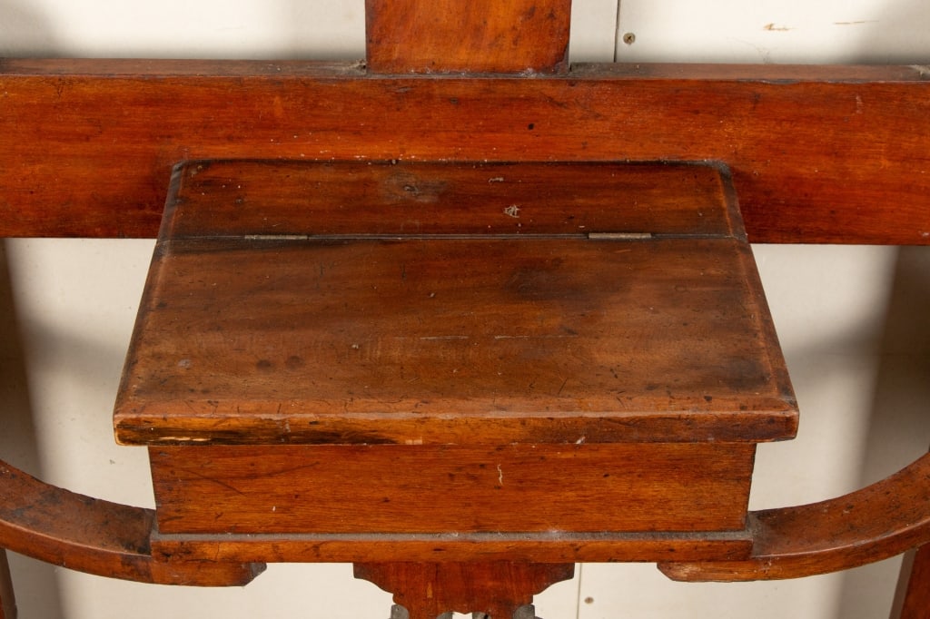 19TH CENTURY ENGLISH OAK HALL TREE - 6