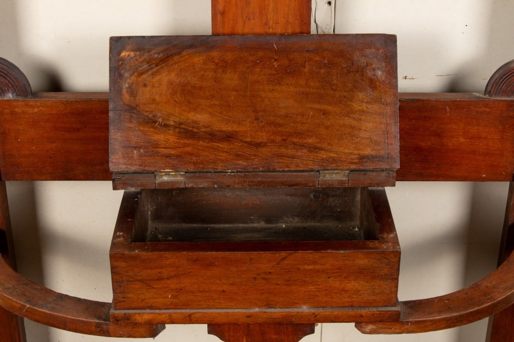 19TH CENTURY ENGLISH OAK HALL TREE - 7