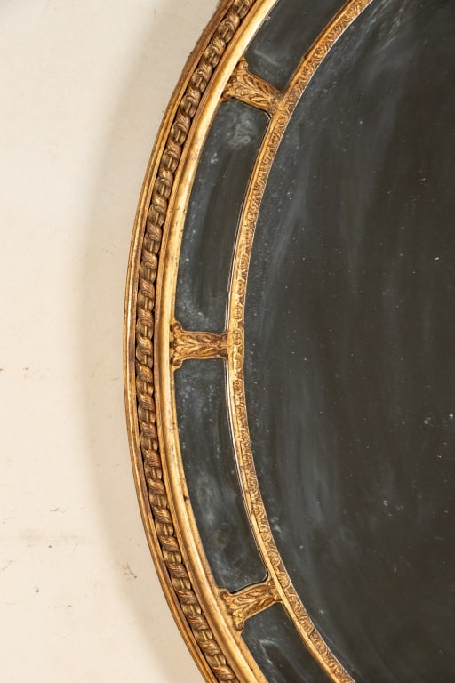 VINTAGE NEOCLASSICAL STYLE GILDED MIRROR - 3
