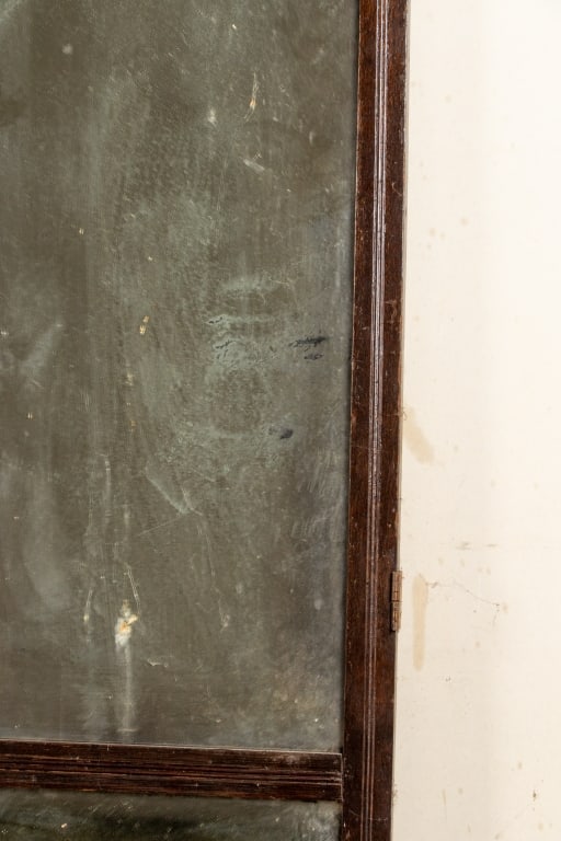 VINTAGE FOUR PANEL MIRRORED ROOM DIVIDER - 4