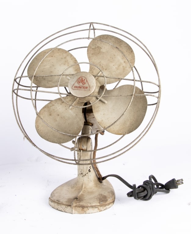 TWO VINTAGE INDUSTRIAL FANS - 4